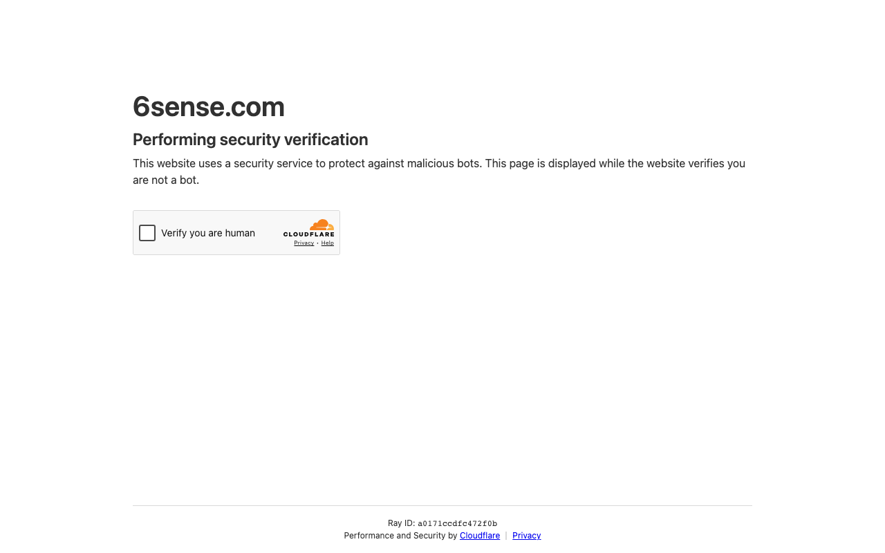6sense homepage screenshot